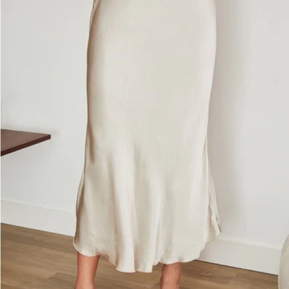 Jupe NYC Camilla Slip Skirt - Champagne - Picture 2 of 4